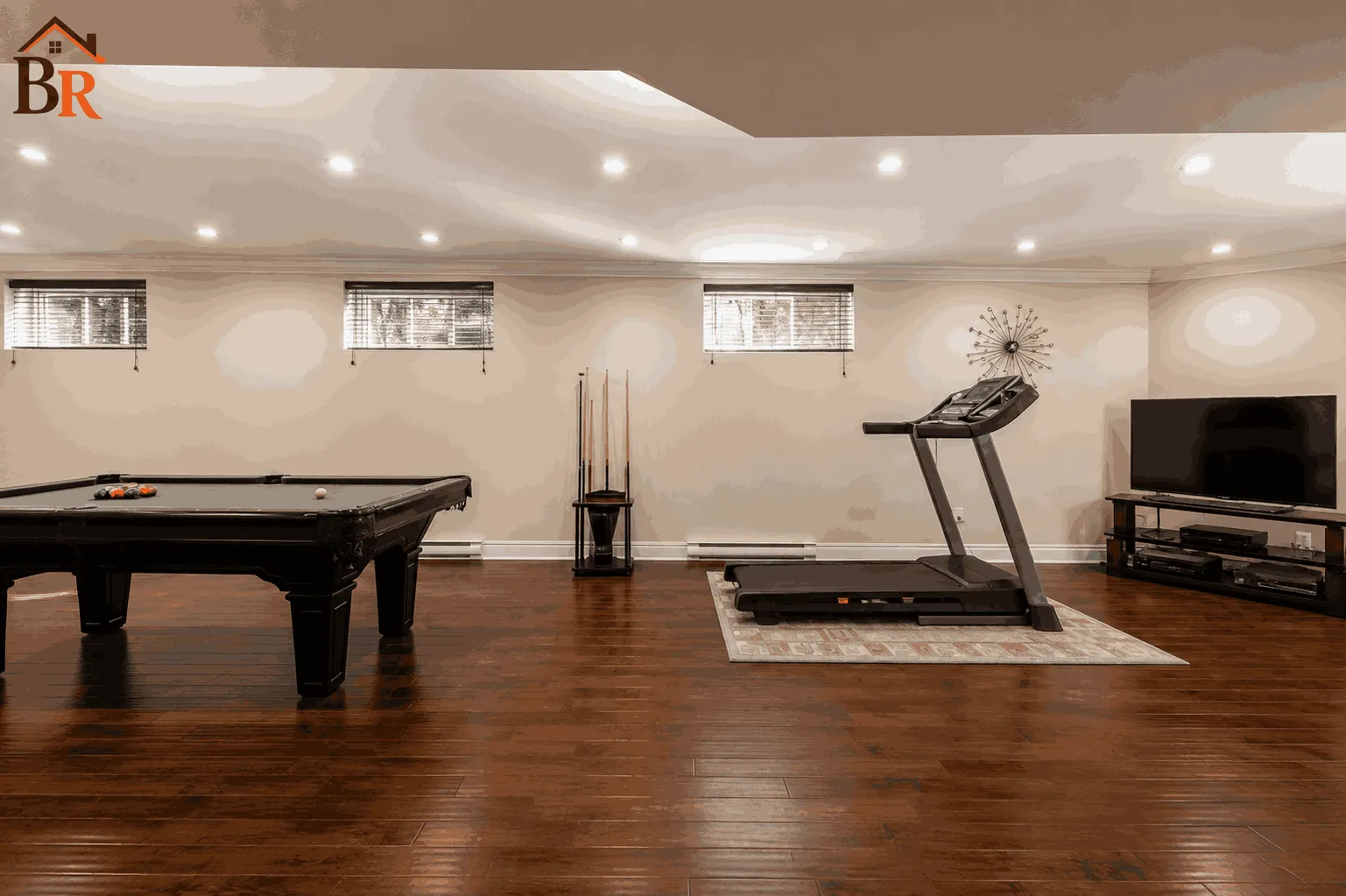 Basement suite finishing detail