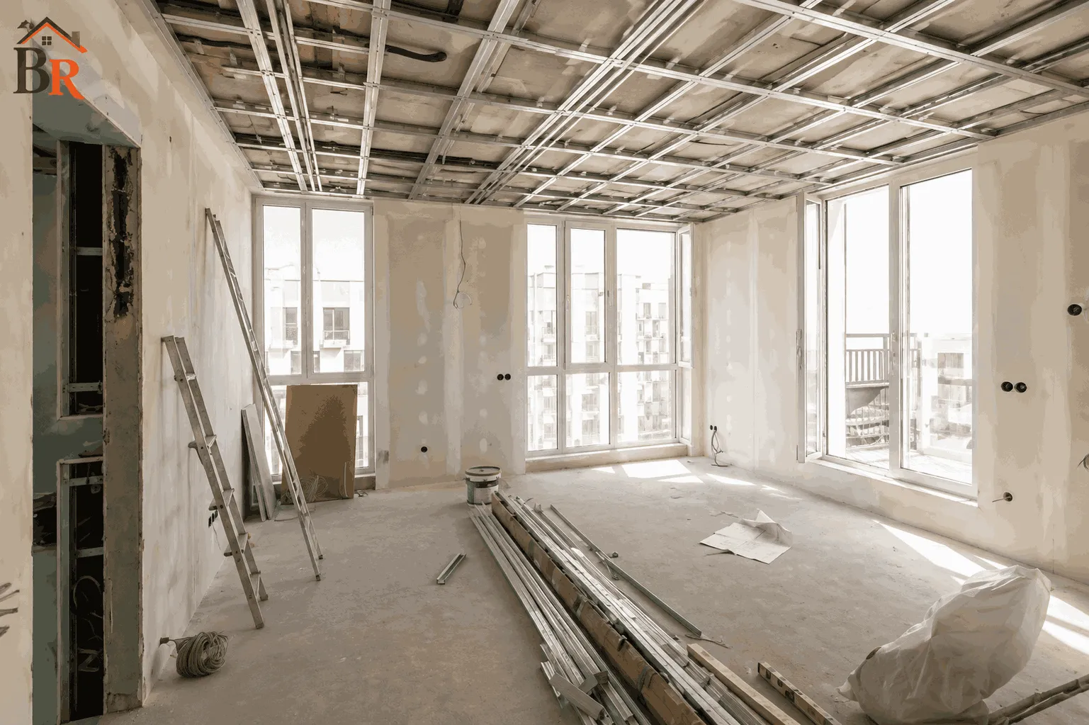 Commercial office renovation view one
